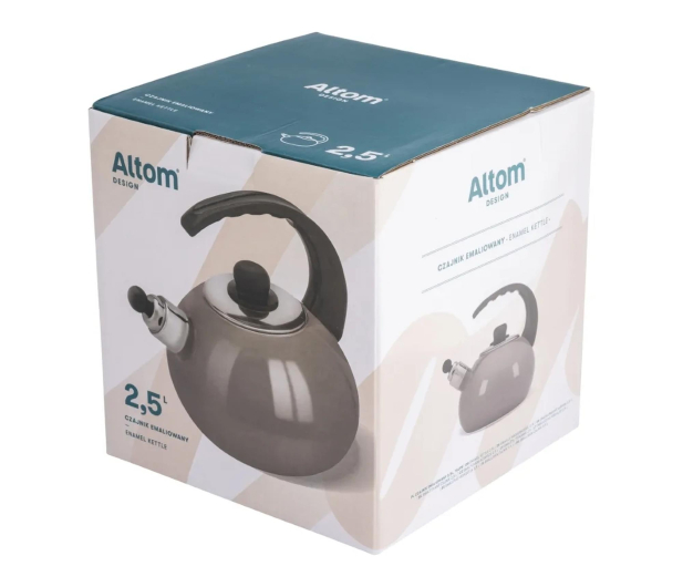 Altom Czajnik emaliowany 2,5l taupe - 1580541 - zdjęcie 4